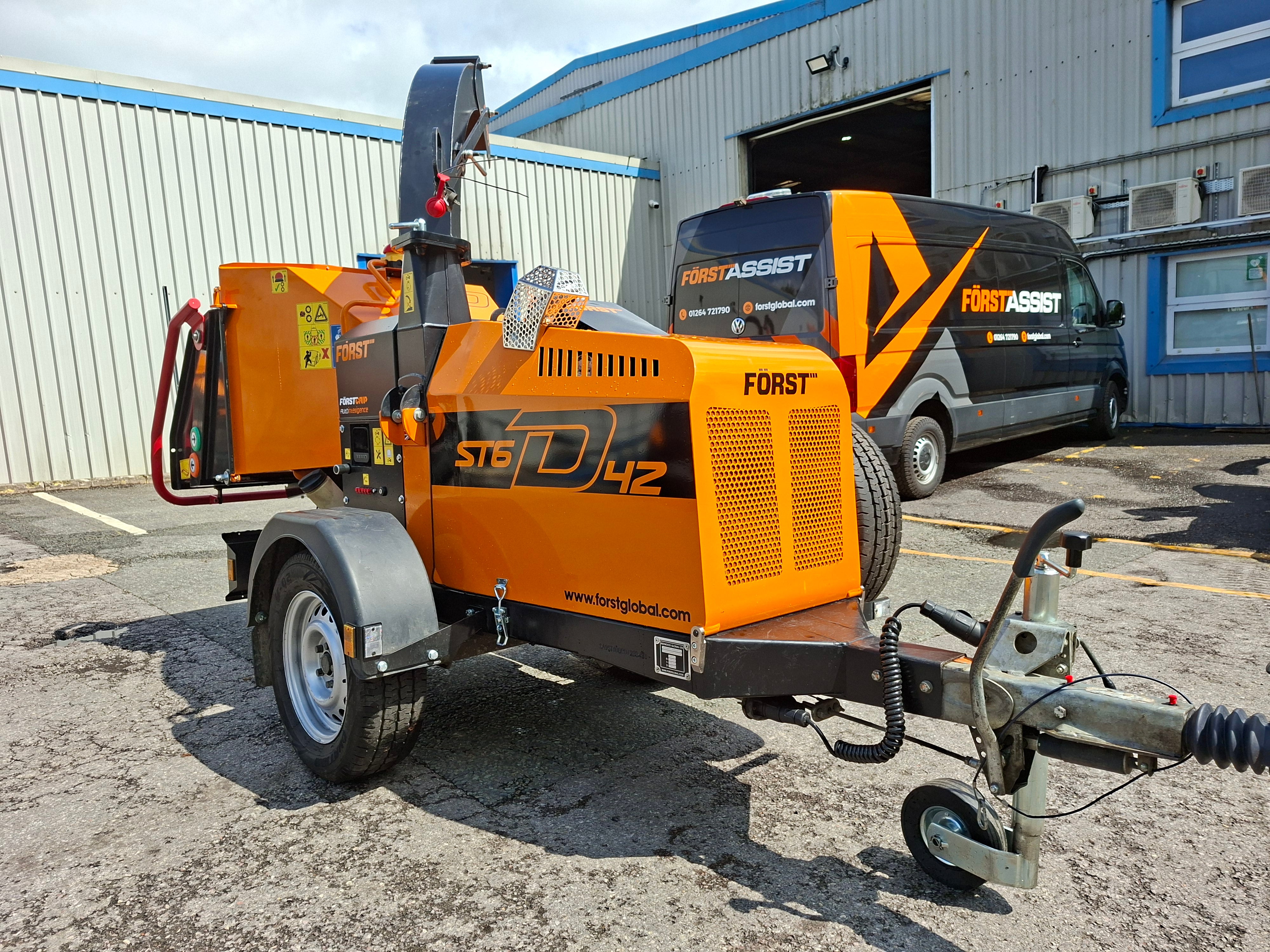 Först ST6D 42 | 2022 | 285 hours – Used woodchippers
