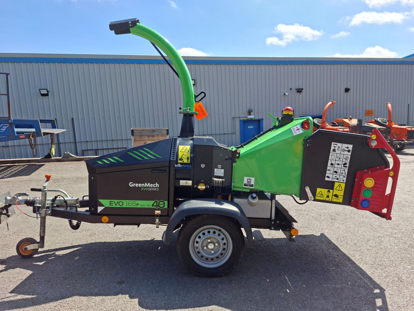 2025 Greenmech EVO165PL | 50 hours | Sold as seen